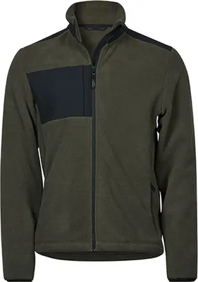 Produktbild von Tee Jays 9120 | Mountain Fleece XS bis 3XL - Farbe: Deep Green/Black - Größe: M
