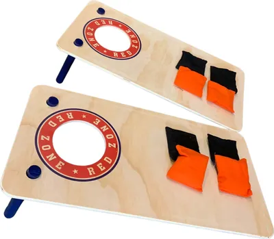 Produktbild von Cornhole Mini Set - Red Zone Style (60x30cm)