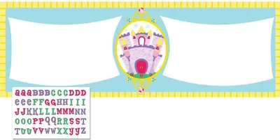 Produktbild von XL Party Banner Märchen Prinzessin