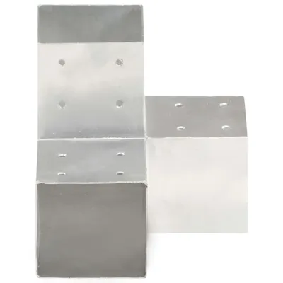 Immagine prodotto di vidaXL Connettore per pali a Y Metallo zincato 101 x 101 mm