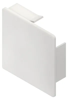 Immagine prodotto di Tappo terminale bianco puro 60x60 RAL9010 - Copertura per condotto di installazione 60x62 mm ES6060.3
