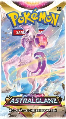 A Pokemon trading card booster pack.