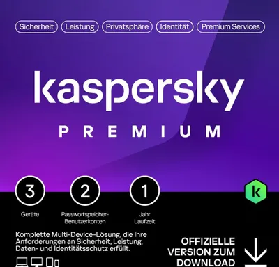 Immagine prodotto di KASPERSKY ESD Premium 3 Device 1 Year (KL1047GDCFS)