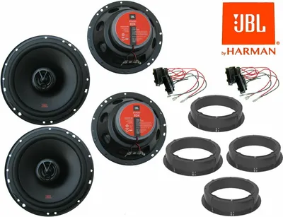 Produktbild von JBL für VW Golf 6 VI Variant Komplett Set Lautsprecher Vorne Hinten Einbauset