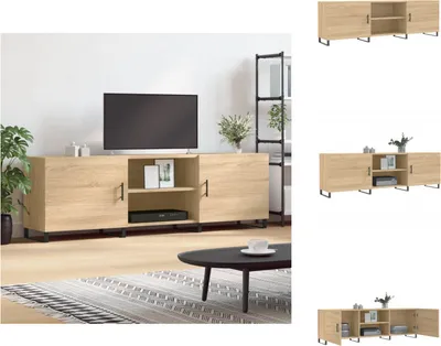 Obrázek produktu pro vidaXL TV skříňka Sonoma dub 150x30x50 cm materiál na bázi dřeva - TV nábytek