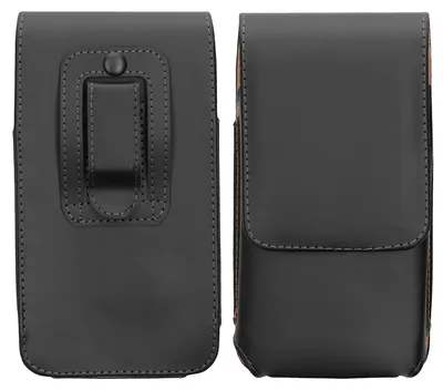 Produktbild von kwmobile Gürteltasche Hülle für Handys mit Gürtelclip - 15,2 x 8 cm Kunstleder Gürtel Case mit Gürtelschlaufe Schwarz