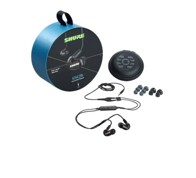 Produktbild von Shure AONIC 215, Kabelgebunden, Anrufe/Musik, Kopfhörer, Schwarz