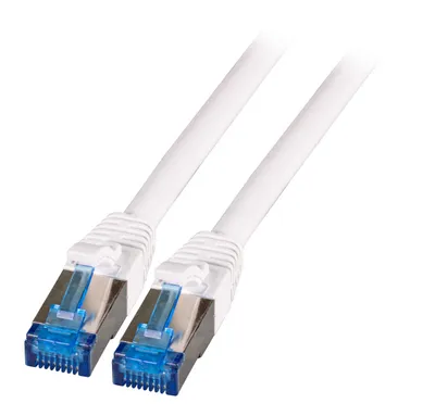 Produktbild von EFB 10 m Kategorie 6a Netzwerkkabel für Netzwerkgerät - 1 - Zweiter Anschluss: 1 x RJ-45 Network - Male - 10 Gbit/s - Patchkabel - Abschirmung - Golden Beschichteter Kontakt - LSZH - 26/7 AWG - Weiß