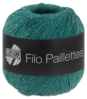 Produktbild von Lana Grossa - Filo Paillettes 0010 petrol
