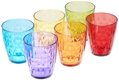 Produktbild von Tognana Porcellane Glass, Mehrfarbig, Glas, 6 Stück(e), Rund, klar, Glass