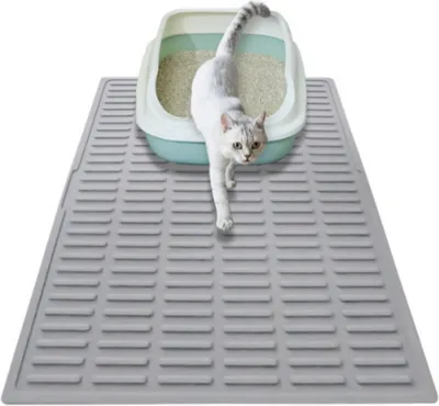 Immagine prodotto di INF Tappetino per lettiera per gatti in silicone antiscivolo