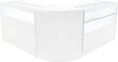 Produktbild von Adonis LED Ladentheke Set CM60 + B1200 + C1200 – Weiß