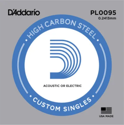 Produktbild von D'Addario PL0095, Gitarre, Stahl, Akustisch / Elektrisch, 1 Stück(e)