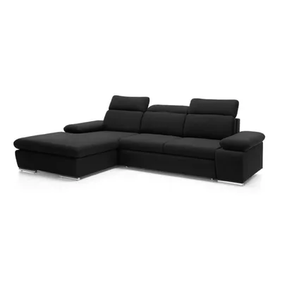 Image de IDOHOME-Canapé d’angle rembourré PABLO avec appuie-tête réglable