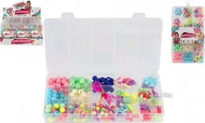 Obrázok produktu pre TEDDIES Farebné korálky v krabičke