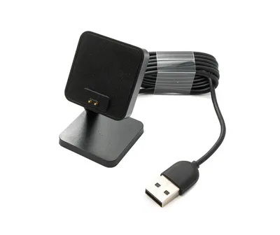 Zdjęcie produktu dla Kabel SYSTEM-S USB 2.0 100 cm do stacji ładującej Xiaomi 8 Pro Watch & Redmi Band 2 w kolorze czarnym
