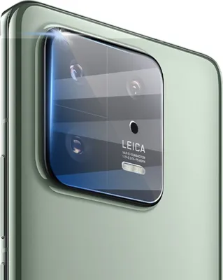 Produktbild von Kamera Schutzglas für Xiaomi 13 Schutzfolie 9H Glas Schwarz