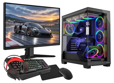 Produktbild von VIST Stellar Ryzen 7 8700F RTX 5070 32GB SSD 1TB WIFI LCD 24 180Hz W11