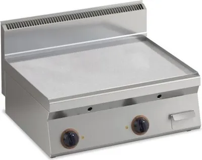 Produktbild von KBS Elektrogrillplatte glatt hartverchromt mit 3 Heizzonen 1000x650x295 mm