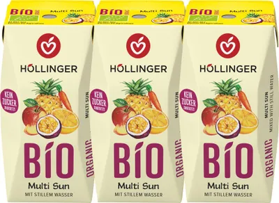 Image de Jus de fruits pour l'école - Multi Sun avec eau plate 200ml