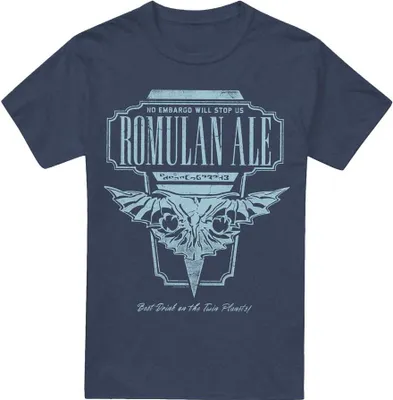 Produktbild von Star Trek: The Next Generation - "Romulan Ale" T-Shirt für Herren/Damen Uni TV18045 (XL) (Marineblau)