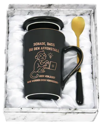 Imagen del producto de Regalo de despedida para un colega: taza divertida con un lema