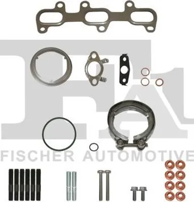 Produktbild von FA1 KT110980 Montagesatz Turbolader für VW Polo Schrägheck (6R1, 6C1) für SKODA Fabia II Schrägheck (542) Fabia II Combi (545) für SEAT