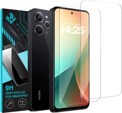 Produktbild von 2x 9H Schutzglas Displayschutzfolie für Xiaomi Redmi 12 Displayglas Displayschutz Glas Panzerfolie Schutzglasfolie