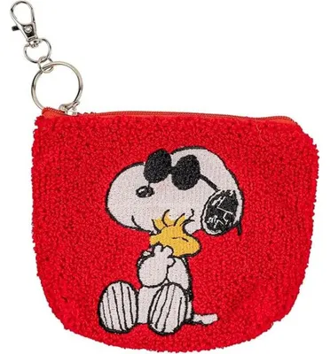 Produktbild von Peers Hardy Peers Hardy Snoopy Münzbörsenschlüsselanhänger Rot  Rot One Size