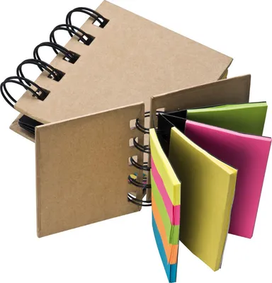Produktbild von Kleines Ringbuch mit 100 Haftmarkerstreifen und 75 Haftnotizen