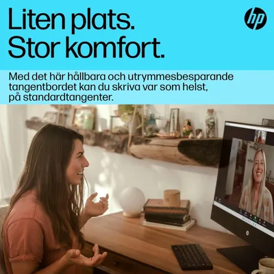 Image de Clavier compact HP 350 Bluetooth - disposition suédoise