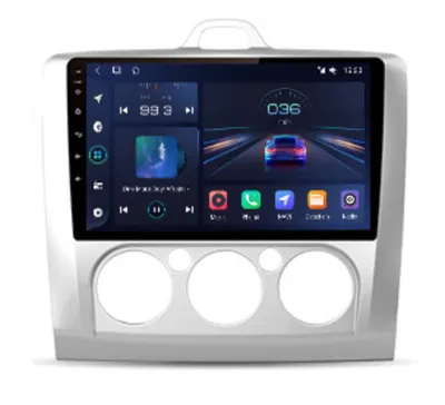 Image de Autoradio Android Junsun pour FORD FOCUS Mk2 II (2004-2011), avec GPS, caméra, Wi-Fi, Bluetooth, USB. Autoradio Ford Focus 2 Mk2 (2004, 2005, 2006, 2007, 2008, 2009, 2010, 2011). Ford Focus 2. Puissance : 1GB R