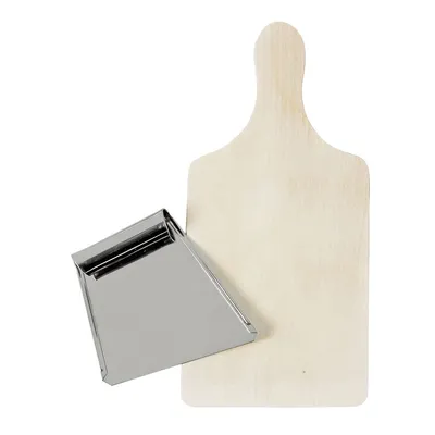 Produktbild von GSD 28 001 Spätzle-Brett & Schaber, natur/silber, 2-teilig (1 Set)
