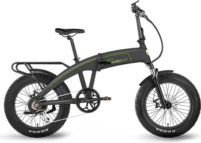 Produktbild von SachsenRAD E-Folding Bike Klapprad F6 Safari 20 Zoll Faltbike StVZO | 85Nm Bafang Geländemotor | Interne Kabelführung | Hochwertige Eloxierung | Ebike
