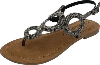 Produktbild von Lazamani Zehentrenner pewter Damen 31383033333537 Silber 41 EU