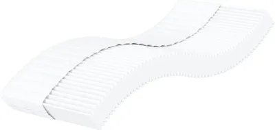 Image de Matelas en mousse blanc 100x200 cm dureté H2 H3