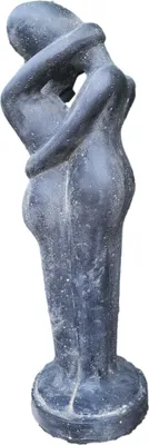 Produktbild von Skulptur Modernes Pärchen perfekt für den Garten oder den Vorgarten besteht aus Steinguss ist Frostfest Witterungsbeständig und Neu 60cm H, KA-BR-EM-60