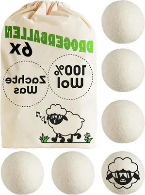 Productafbeelding van Set biologische wolbollen voor het drogen van was