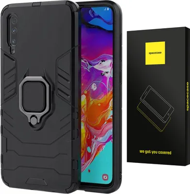 Image de Etui SPACECASE X-ring pour Galaxy A70 Czarny