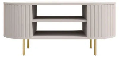 Produktbild von Masseno Couchtisch BOLLA 100 cm Kaffetisch für Wohnzimmer Sofatisch Wohnzimmertisch Beige