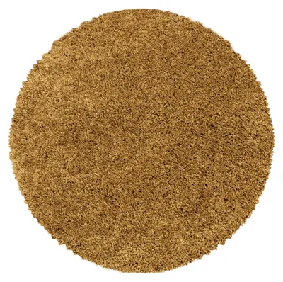 Obrázok produktu pre Carpetsale24 Vysoký Chlup Jednobarevný Koberec Moderní Shaggy do Obývacího Pokoje Hebký M?kký a Pohodlný Výhodná Cena, Velikost: 160 cm kulatý