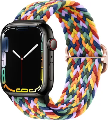 Produktbild von BStrap Elastic Nylon Armband für Apple Watch 38/40/41mm, colorful