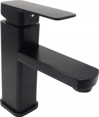 Obrázok produktu pre Aqui Basic Cube Stojaca Umývadlová Batéria, Satínovo Čierna Ce