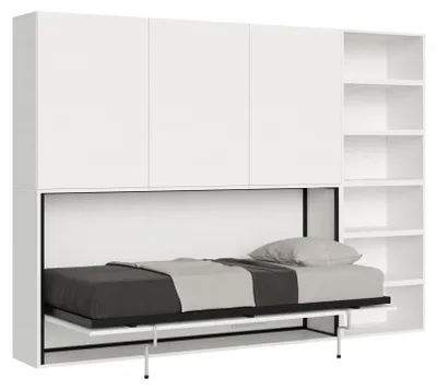Immagine prodotto di Letto Singolo a Scomparsa Composizione G Kando H194,4 Bianco Frassino