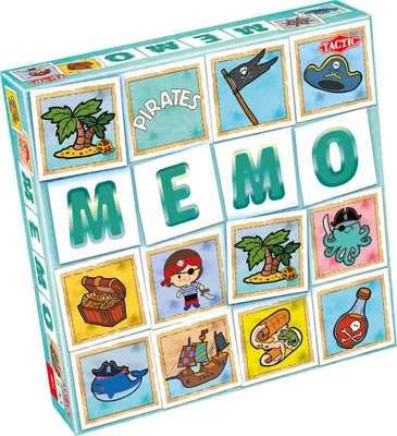 Obrázek produktu pro Tactic Memo Pirates, Karetní, Párování, 3 rok/roky, 10 min