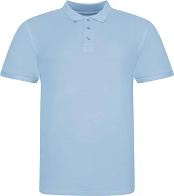 Produktbild von Just Polos JP100 | Herren Polo The 100 Polo, Gekämmte, ringgesponnene Baumwolle - Farbe: Sky Blue - Größe: S