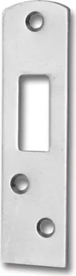 Produktbild von Aufhängeösen flache Form mit versenkten Anschraublöchern 75x20x2mm verzinkt