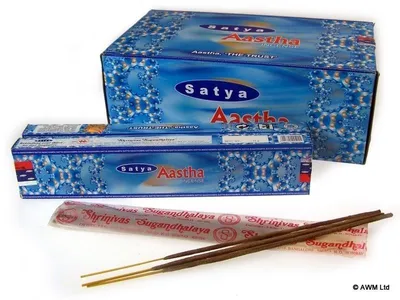 Produktbild von Aastha wierook stokjes Satya 15 grams