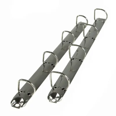 Produktbild von 10 x Metall Ringmechanik Ringbuchmechanik Binder 4-Ring D f Ordner Hefter, 290mm, Größe:16mm D
