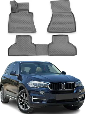Produktbild von 2013-2018 BMW X5 F15 F85 Fußmatten TPE Grau 4 tlg